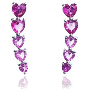 925 Silver Earrings Swarovski Elements.